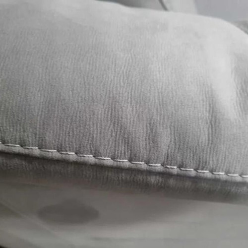 Gray fabric sofa three-seater with sleep function new