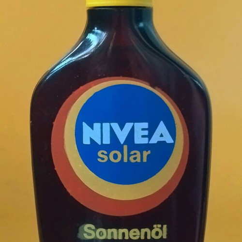 NIVEA Solar sunscreen new, 60ml, 1980s collectible