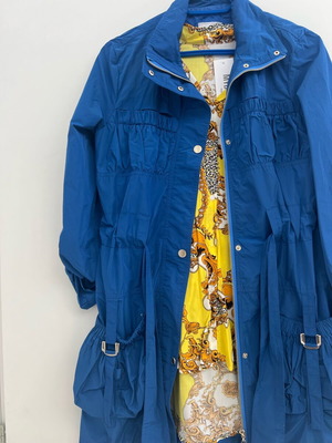 Spring Trenchcoat blue like new, size L