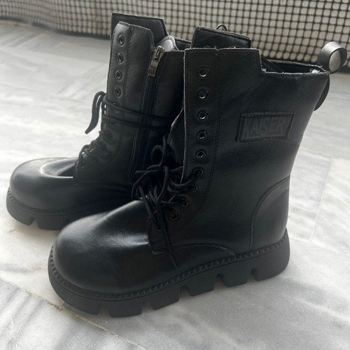 Kaiser black boots narrow fit, size 40, new