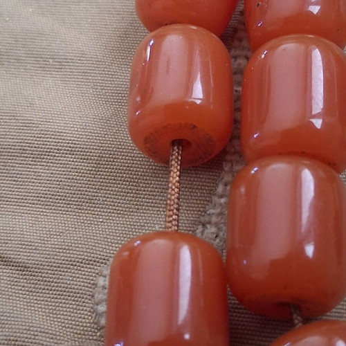 Komboloi beads from old worry beads