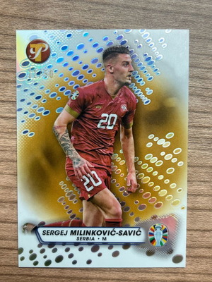 2023 Topps Pristine Sergej Milinkovic-Savic card like new, numbered 50