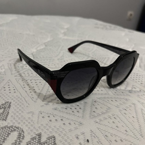El gio sunglasses, black with case and cloth