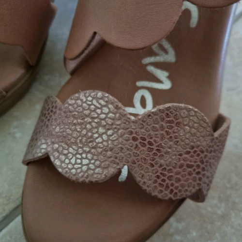 Oh My Sandals leather sandals like new, size 37, beige