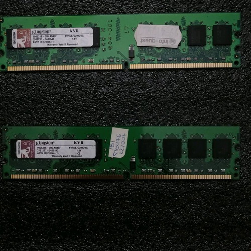 Kingston KVR667D2N5/1G RAM 2x1GB PC5300 667MHz used