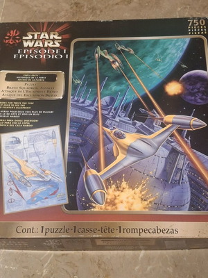 Star Wars Episode 1 puzzle used, double sided, Hasbro