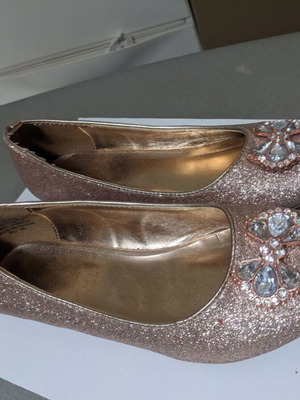 Monsoon Ballerina Shoes size 34 like new, beige multicolor