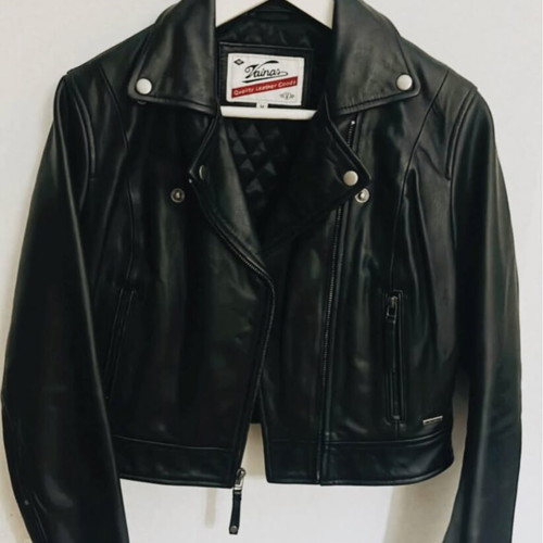 Leather jacket medium size A-Style new