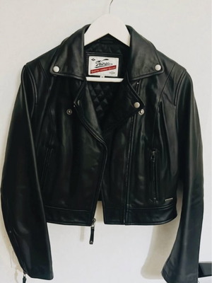 Leather jacket medium size A-Style new