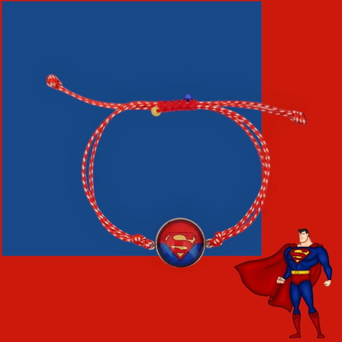 Martaki bracelet with Superman multicolor, new