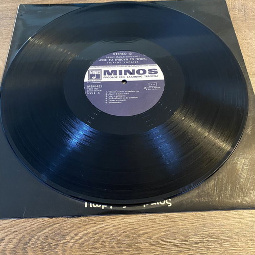 LP Takis Panagopoulos, Giorgos Ydraios – Pos To Trivoun To Piperi, Minos 1981
