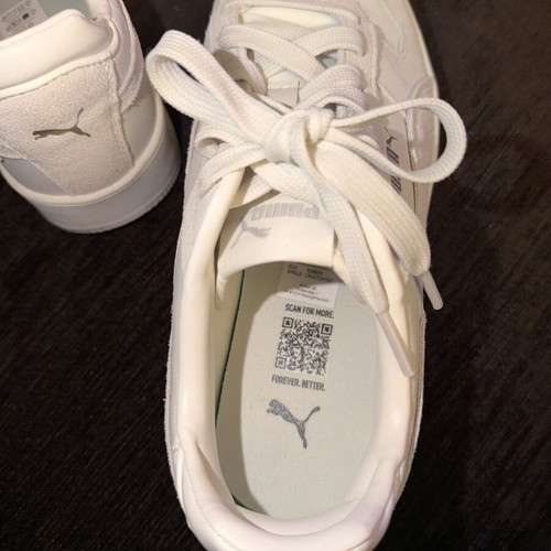 Puma sneakers, white, size 40