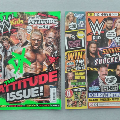 WWE Kids Magazines Bundle 10 Issues 2018 with Posters