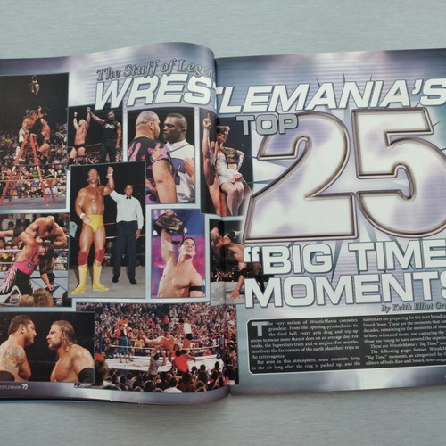 WWE Magazine Big Time Wrestlemania 22 Retro used