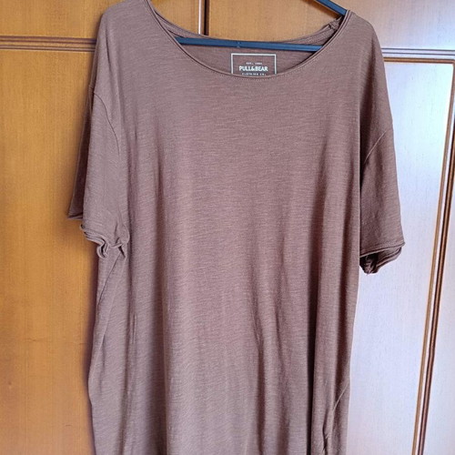 Pull&Bear men's T-shirt XXL used brown