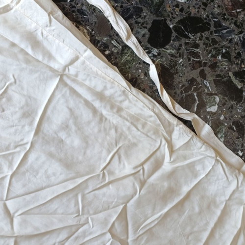 Handmade dress from WWII silk parachute fabric