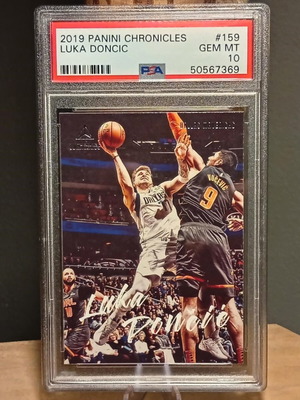 2019 Panini Chronicles Luka Doncic PSA 10 card like new
