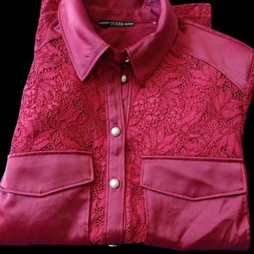 Guess shirt used, lace burgundy, size M