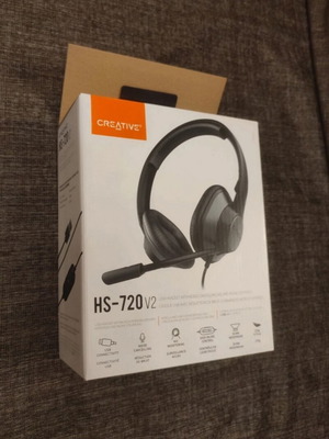 Creative USB Headset HS-720 V2 like new wired