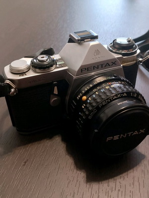 Pentax ME vintage camera with Pentax Motor Winder ME II like new