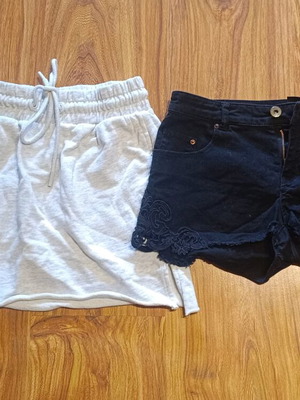 Women's sport skirt and short denim shorts like new