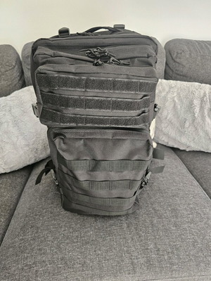 Σακίδιο έκτακτου ανάγκης καινούργιο 45 λίτρων μαύρο πλάτης