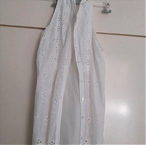 Λευκή μακρυά πουκαμίσα (one size)