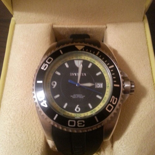 Invicta Pro Diver 6057 automatic watch, black, 45mm