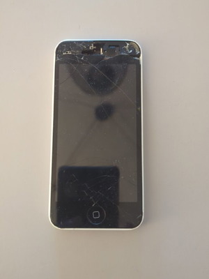 iPhone 5c used with broken screen and unknown functionality