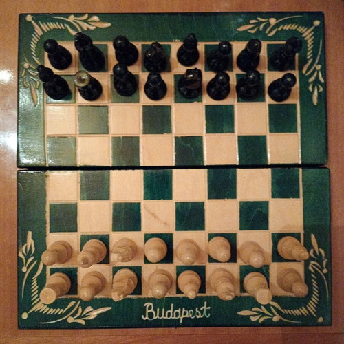 Wooden Chess Set like new, 1970