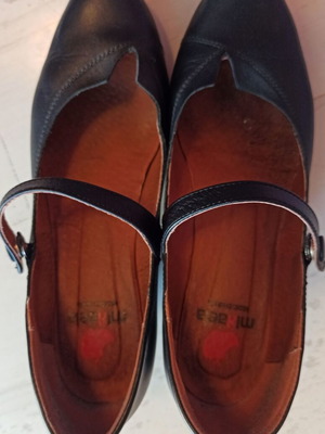 Mikaela γόβες Mary Jane δερμάτινες σαν καινούργιο, νούμερο 39 μαύρες