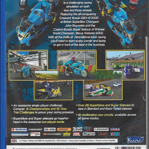 Crescent Suzuki Racing PlayStation 2 like new
