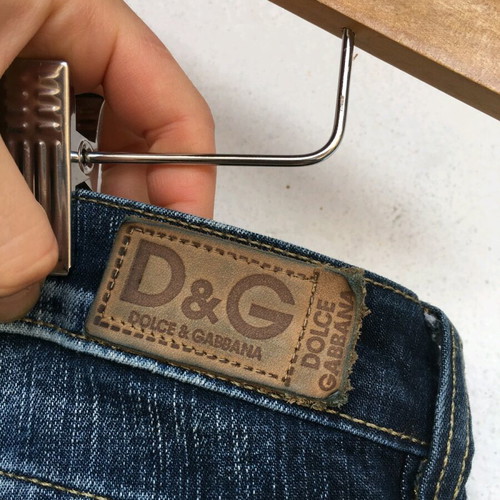 Dolce & Gabbana women's low rise jeans Y2K like new, size 34, blue