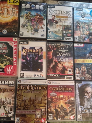 PC Games like new, strategy, simulation, RPG genres