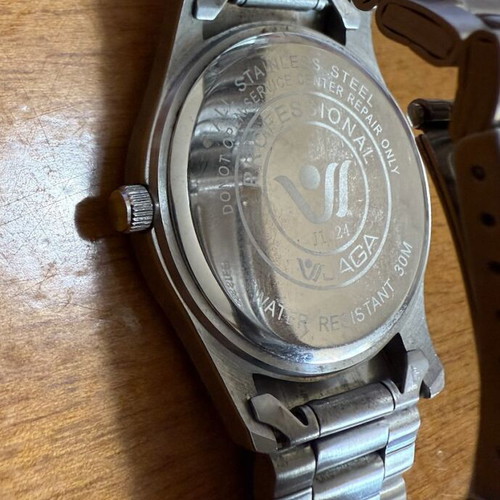 Jaga Quartz wristwatch used, stainless steel, 30M water resistant