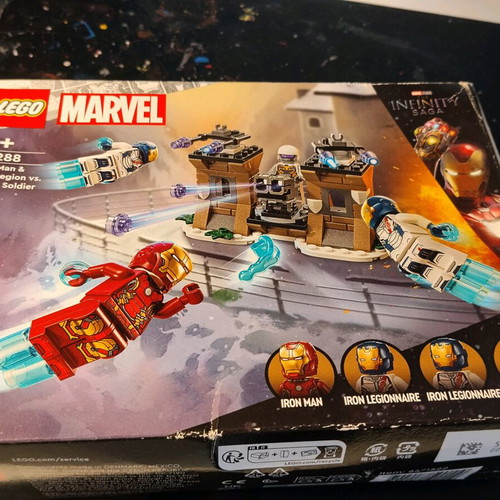 Lego Marvel set 76288 Iron Man & Iron Legion vs Hydra Soldier like new