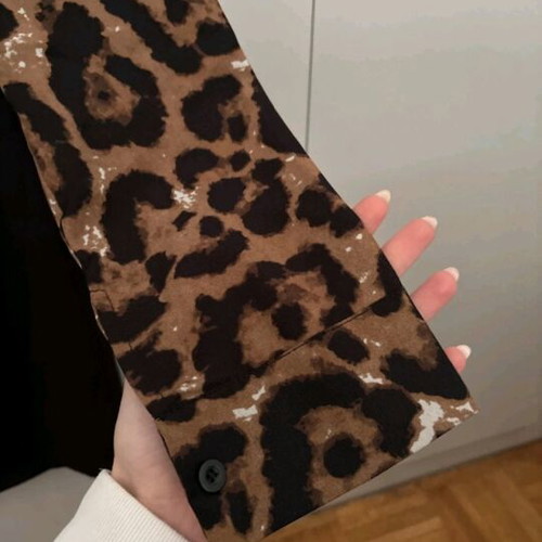 Leopard dress new, mini, thin fabric, Shein