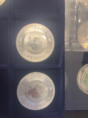 Ασημένιες ουγκιές Australian Kangaroo 2020, λοτ 2, άριστη κατάσταση