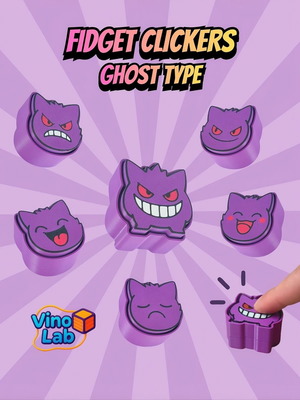 Fidget Clickers Ghost Type new, price per piece