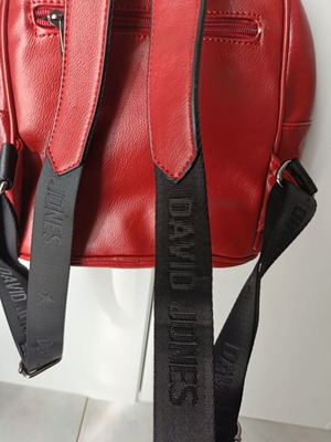 David Jones backpack red like new