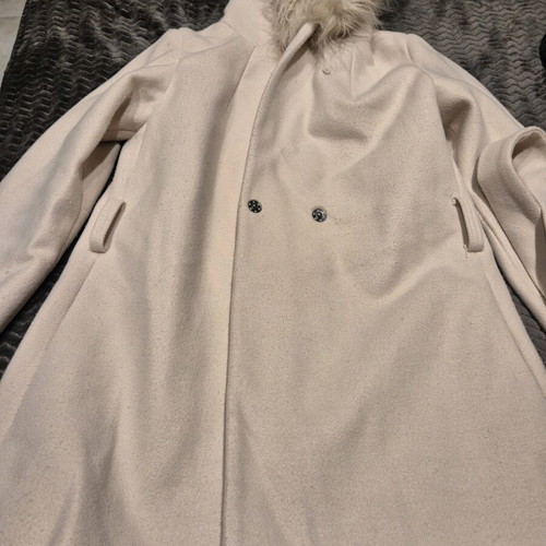 H&M coat used, beige, size S