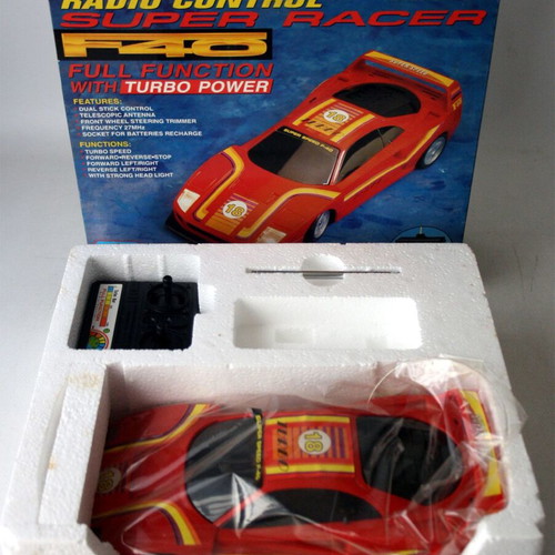Vintage Porsche F40 Super Racer remote control 1:16 new Well Tech