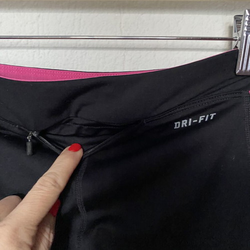 Nike leggings XS like new, black and pink, dry fit