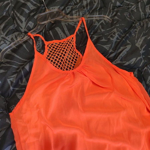 Colisha Womens Casual Neon Sundress Chiffon sleeveless mini dress new
