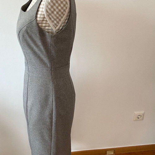 Primark London office dress size medium new, gray
