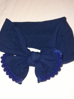 Children's hairband dark blue like new