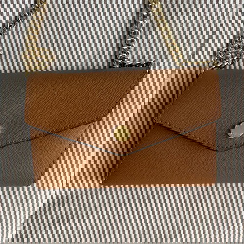 Michael Kors crossbody wallet like new, camel color