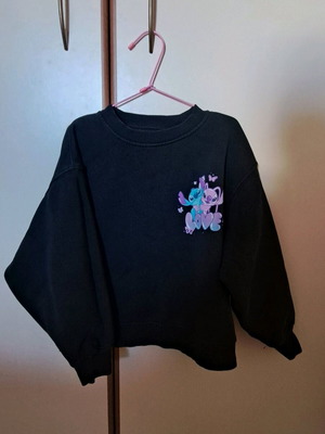 Zara stitch sweater used, size 8-9 years, black multicolor