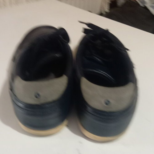 Lacoste sneakers used, leather, size 45, dark blue