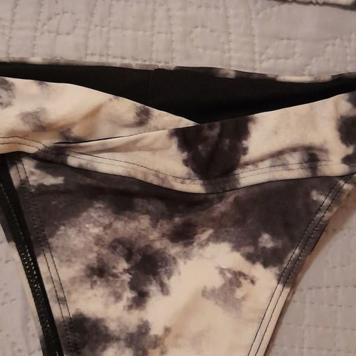 Multicolor high-waisted bikini, size S-M